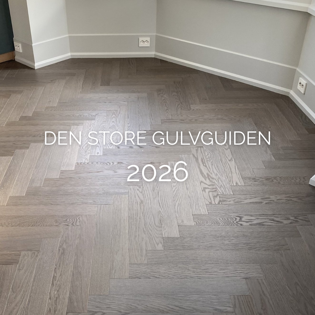Den store gulvguiden 2026 – parkett, herdet tregulv, heltregulv eller fliser?