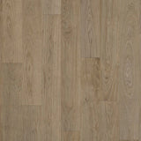 A small sample floor tile named 'Amore Brown Eik', showcasing a brown oak wood grain pattern.